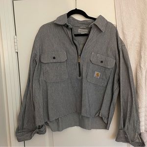 Vintage Carhartt Half-Zip Collard Shirt